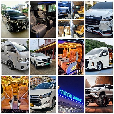 Tour van service in Thailand, airport transfer, transfer to tourist attractions all over Thailand, VIP van service 24 hours a day. number.   +66885239678  +66637494847