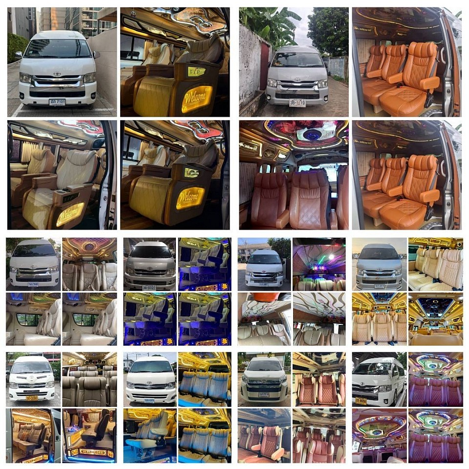 Private taxi service  Sedans large cars 7 seats van vip airport transfers and tours in Thailand